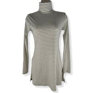 Ultra Flirt Ribbed Striped Dress Small Jrs.